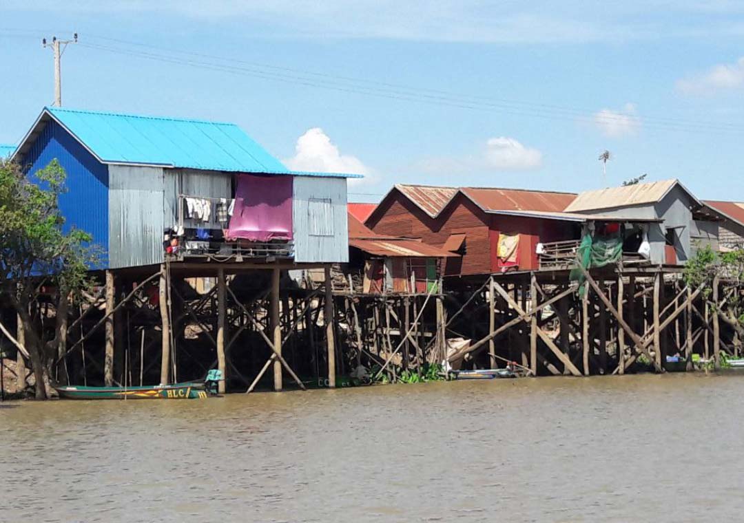 floating village in Tonle Sap lake